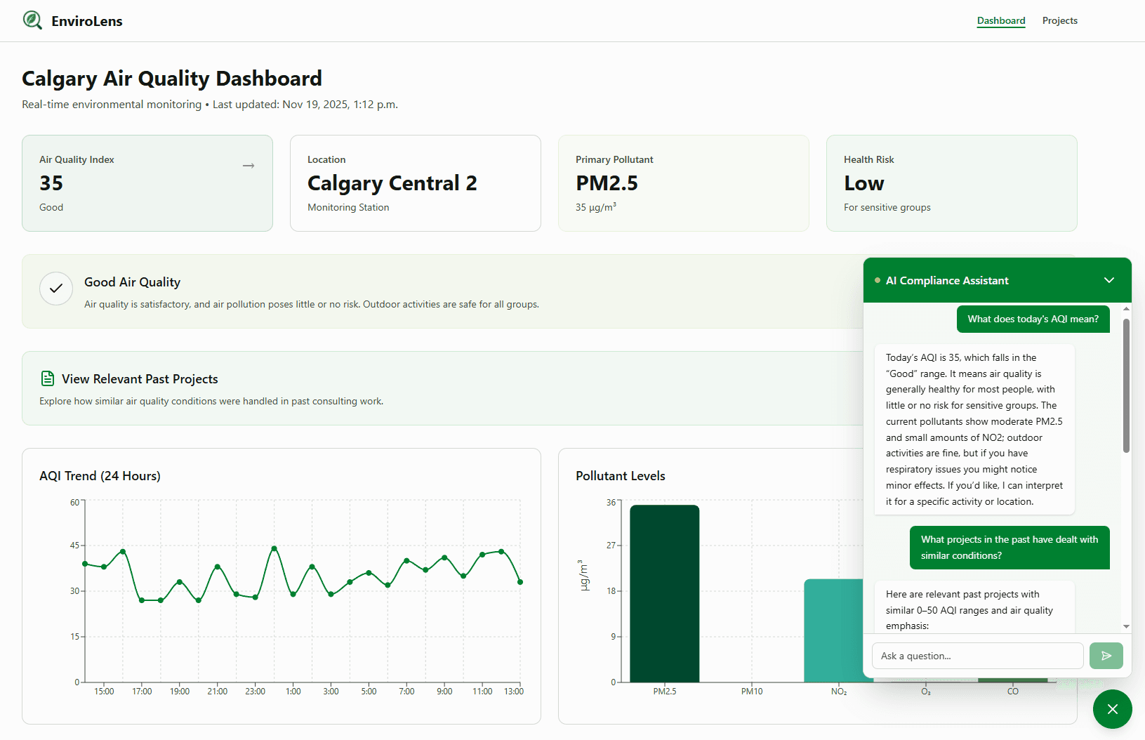 EnviroLens — AI Powered Environmental Intelligence